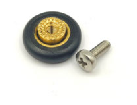 Rodamiento mampara ducha 16x4mm con tornillo