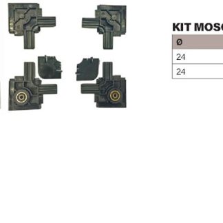 Kit esquinas mosquitera 24mm blanco