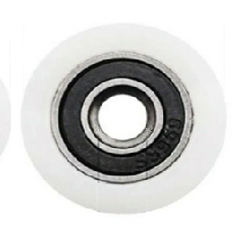 Rodamiento mampara ducha agujero pasante 19mm