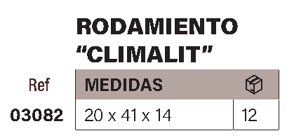 Rodamiento metálico ventana Climalit - Imagen 2