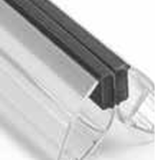 Perfil magnetico 90 grados con caja mampara ducha 2m vidrio 6-8mm