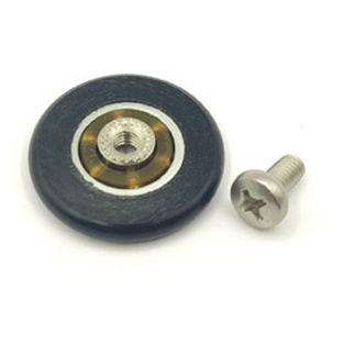 Rodamiento mampara ducha 25x5mm con tornillo